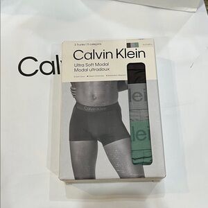 Calvin Klein icon cotton strech Men Microfiber Stretch trunk 3 pack dark